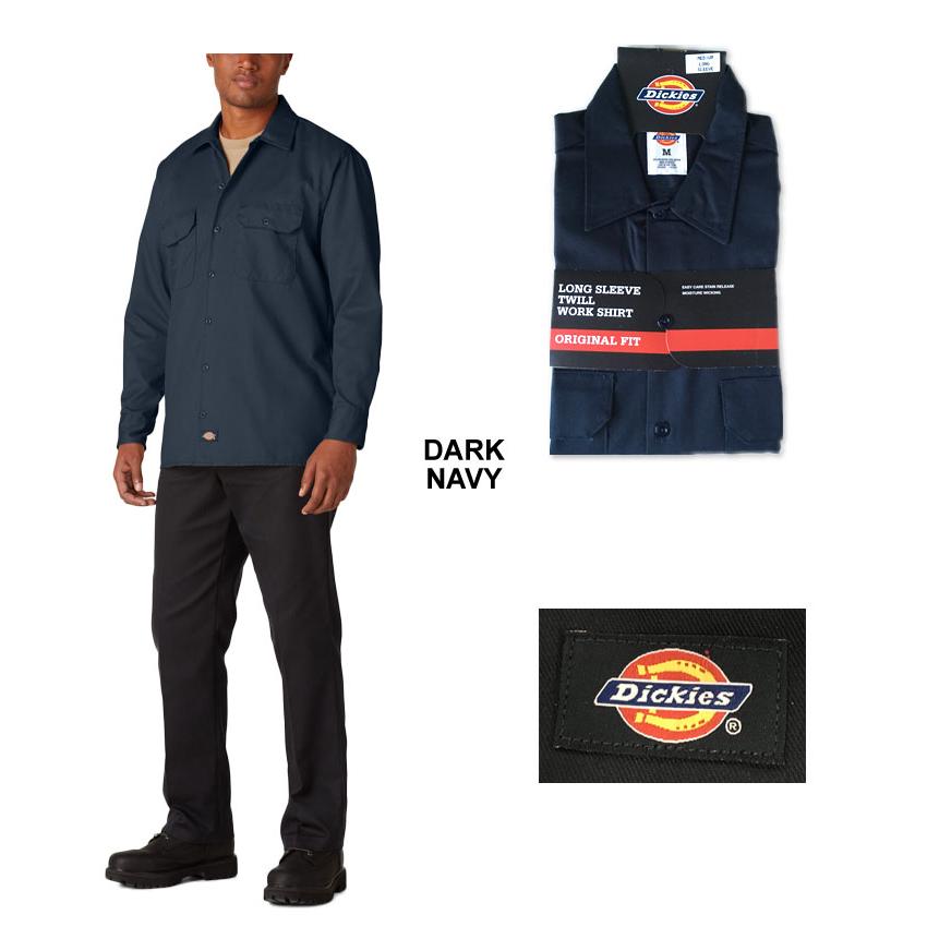 Dickies（ディッキーズ） 【Dickies】574 長袖ワークシャツ 無地 LONG