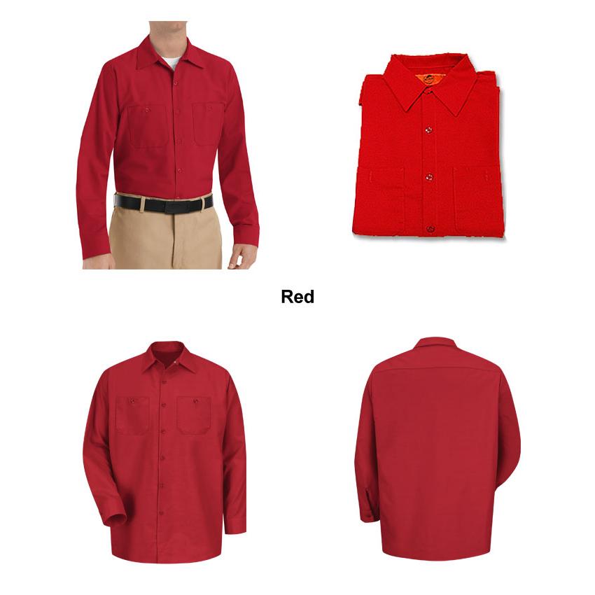 RED KAP 【RED レッドキャップ】 SP14 長袖 ワークシャツ ロング RED KAP 【RED レッドキャップ】 SP14 長袖 ワークシャツ ロング