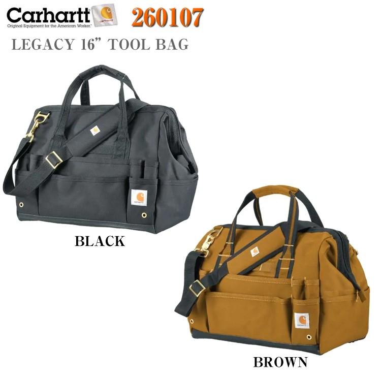 【Carhartt】260107 カーハート レガシー レガシィ "16 ツールバッグ 工具入れ ワークバック ブラウン ブラック
