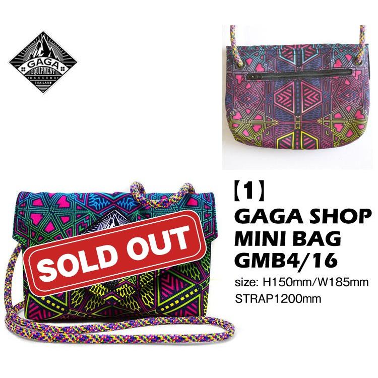GAGASHOPバンコク発オールハンドクラフト ミニバック 野外