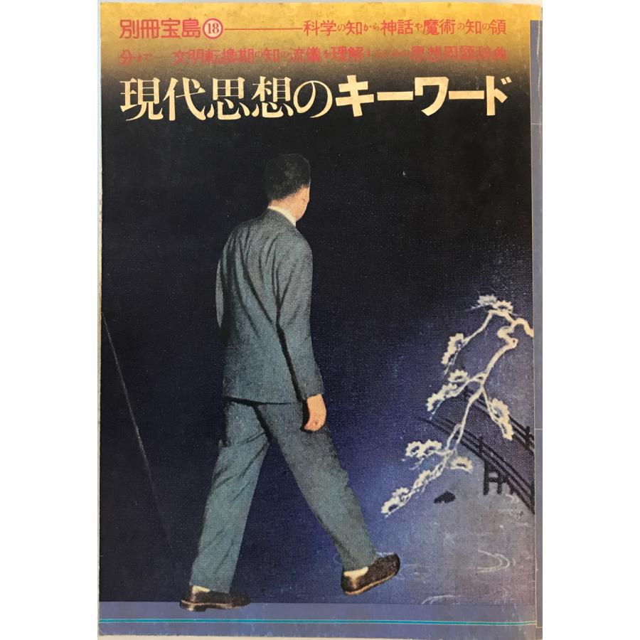 現代思想のキーワード (別冊宝島) 宝島社 1980年6月25日 表紙汚れ有