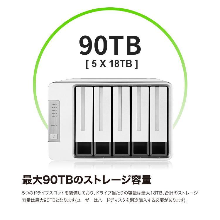 国内正規品】 TerraMaster D5-300 USB3.1 (5Gbps) RAID タイプC 5ベイ 