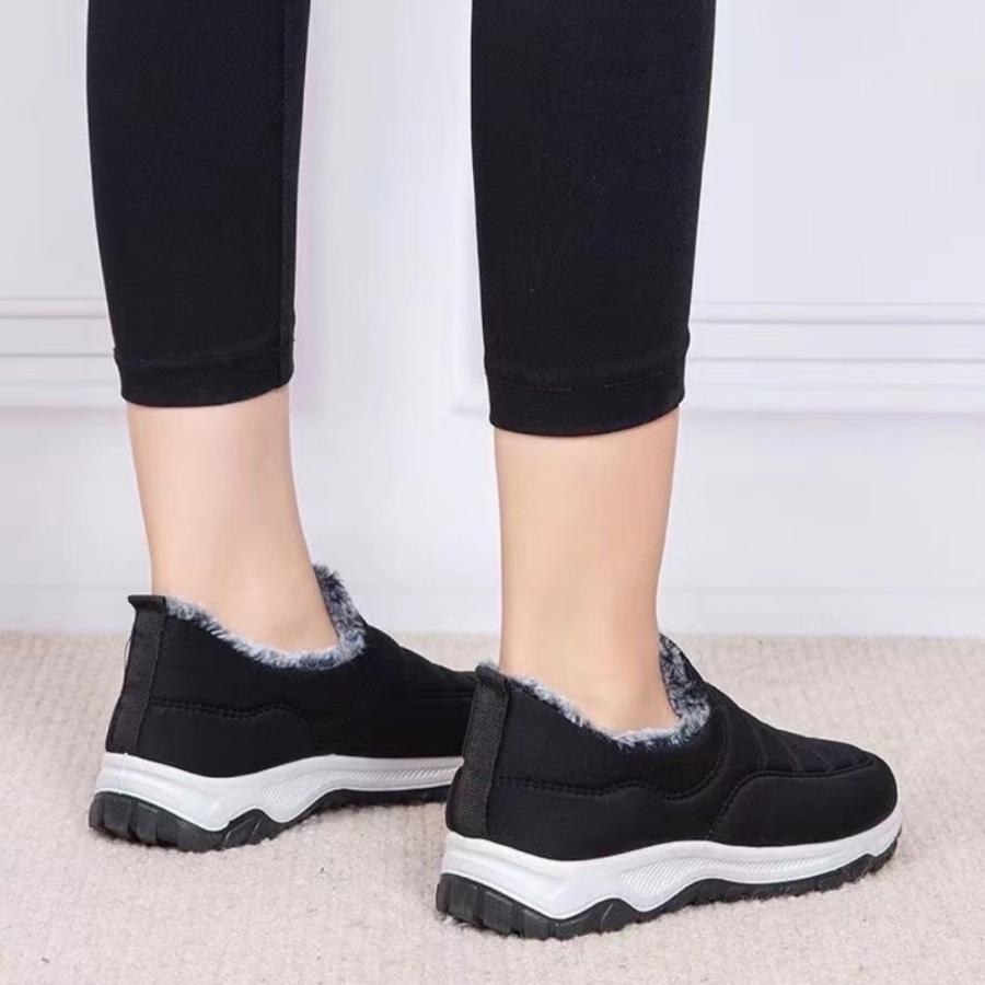 ボアスリッポン レディース メンズ 裏起毛 ボアシューズ スノーシューズ 暖かい 保温 撥水 外履き 室内履き |  | 12