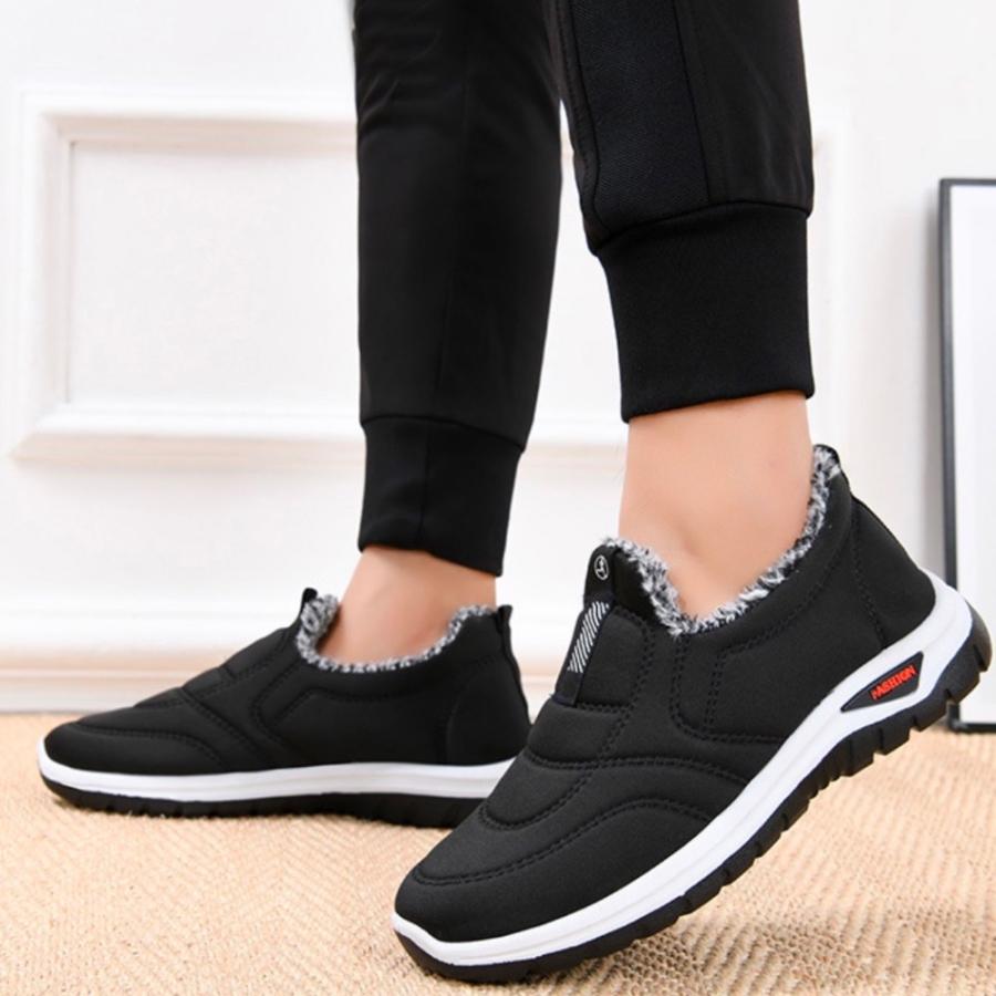 ボアスリッポン レディース メンズ ボアシューズ 裏ボア 裏起毛 スノーシューズ 滑りにくい 歩きやすい スニーカー |  | 17