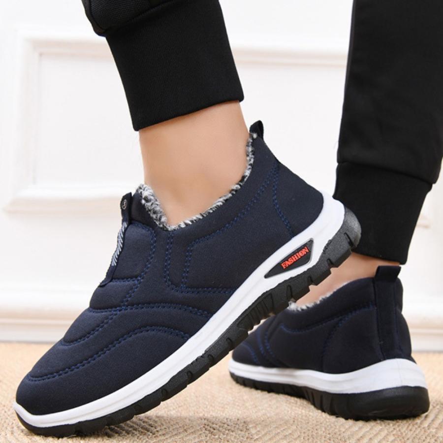 ボアスリッポン レディース メンズ ボアシューズ 裏ボア 裏起毛 スノー