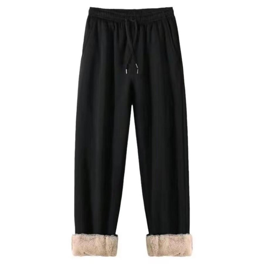 裏ボア ジョガーパンツ スウェットパンツ メンズ レディース 秋冬 暖パン 裏起毛 あったか 裏シープ ブラック |  | 12