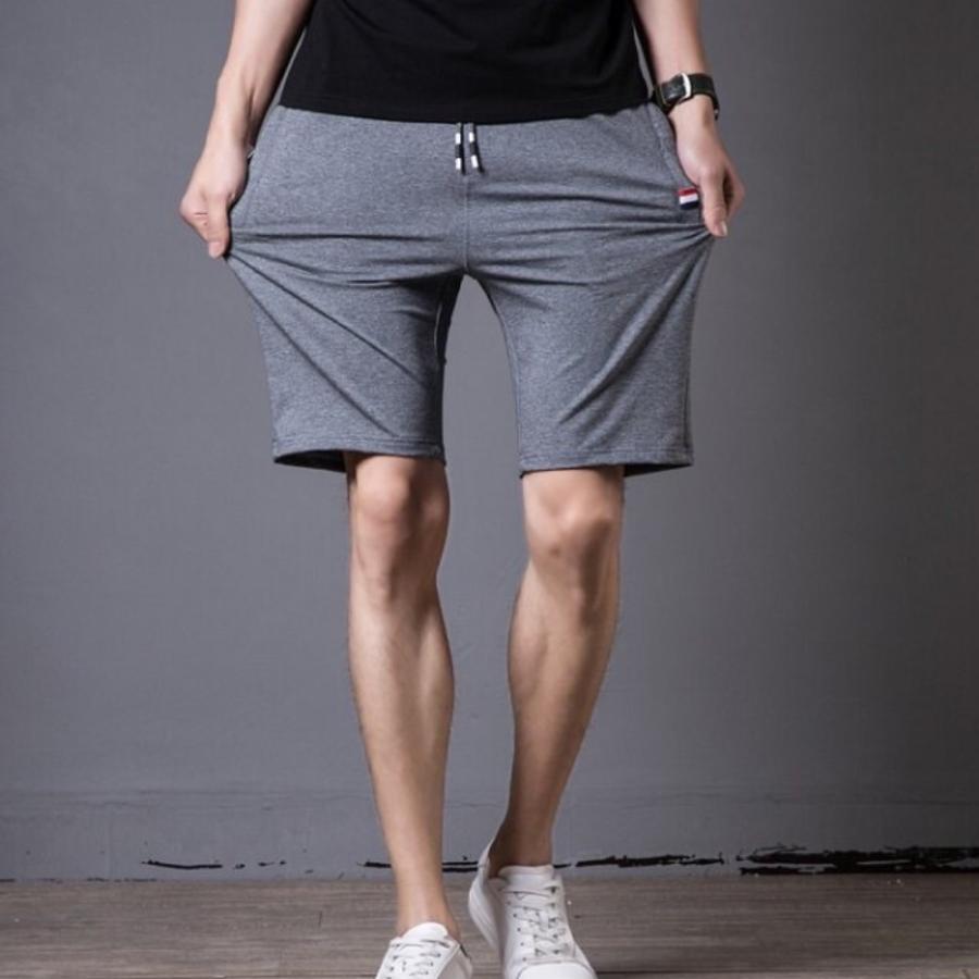 ハーフパンツ メンズ ショートパンツ 通気性 速乾 ドライ 夏服 短パン 膝上 ジッパーポケット 軽量 ブラック グレー ライトグレー ネイビー |  | 02