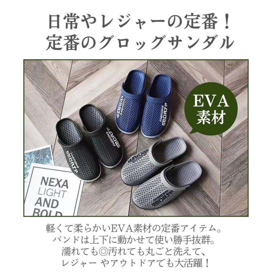 2WAYサンダル メンズ クロッグサンダル スポーツサンダル つっかけ ベランダサンダル アウトドア ベランダサンダル 前閉じ ブラック グレー ネイビー |  | 04
