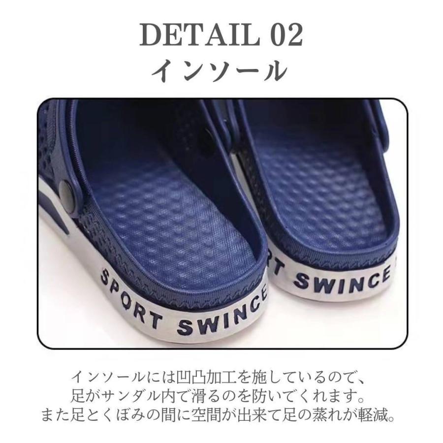 2WAYサンダル メンズ クロッグサンダル スポーツサンダル つっかけ ベランダサンダル アウトドア ベランダサンダル 前閉じ ブラック グレー ネイビー |  | 06