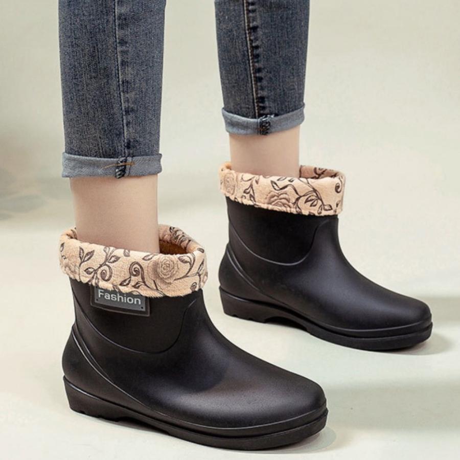 レインブーツ 裏起毛 レディース レインシューズ オールシーズン 防寒 保温 完全防水 おしゃれ 歩きやすい 滑りにくい |  | 11