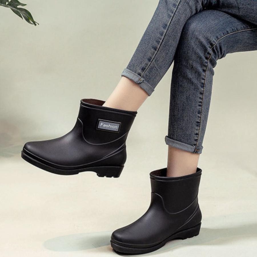 レインブーツ 裏起毛 レディース レインシューズ オールシーズン 防寒 保温 完全防水 おしゃれ 歩きやすい 滑りにくい |  | 12