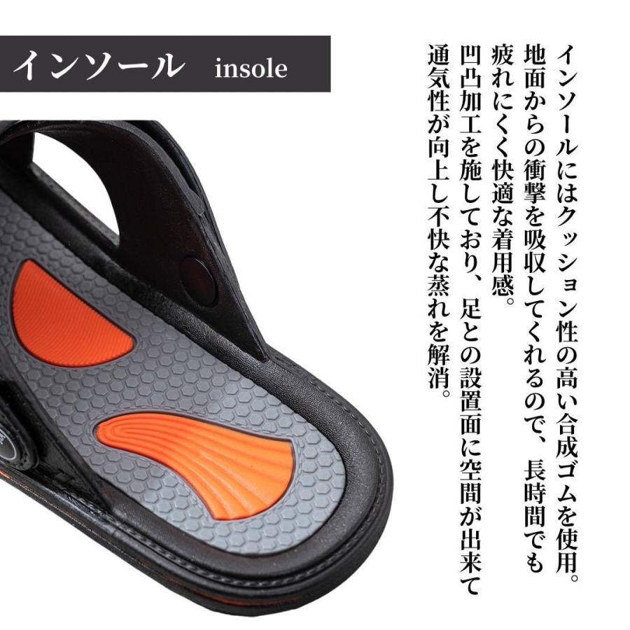 サンダル メンズ 2WAY PUレザー クロッグサンダル スリッパ 前