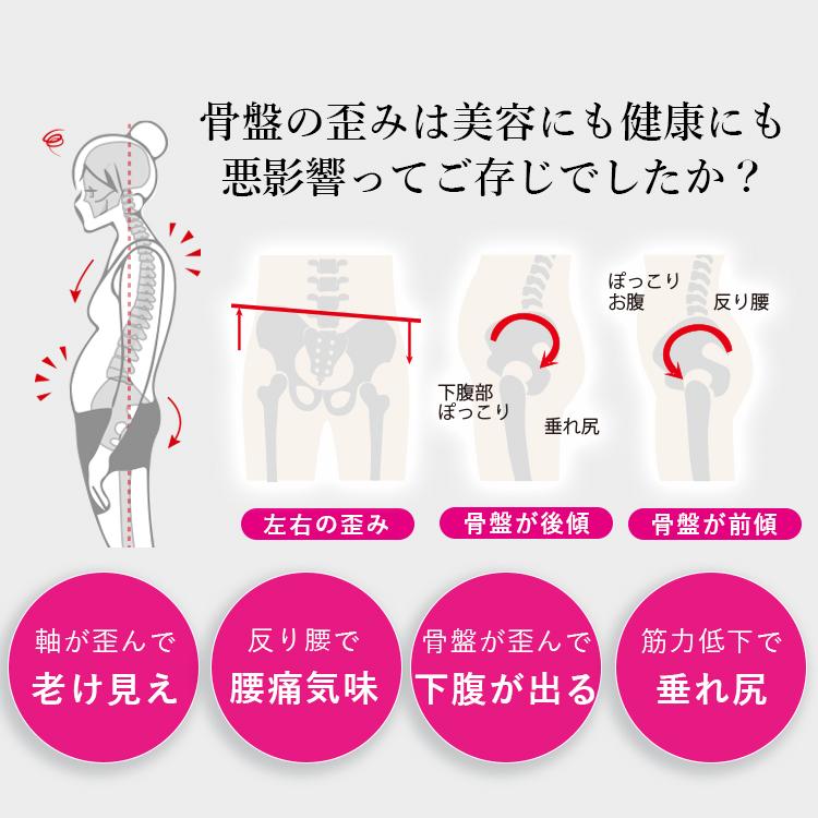 骨盤ガードル 冷感加工 腰痛  産後 補正下着 ヒップアップ 美尻 引き締め レディース 30代 40代[M便 1/2] | TAMURA | 03