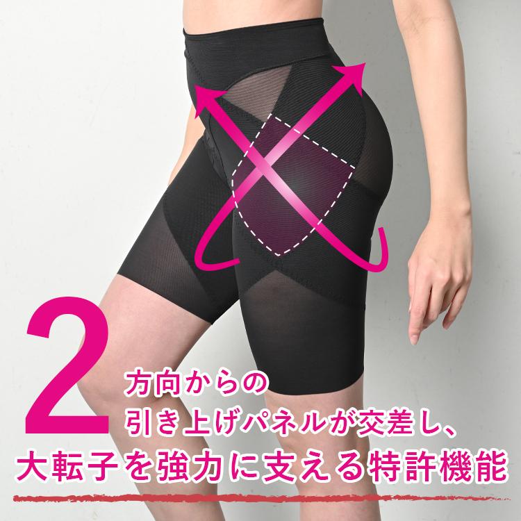 骨盤ガードル 冷感加工 腰痛  産後 補正下着 ヒップアップ 美尻 引き締め レディース 30代 40代[M便 1/2] | TAMURA | 07