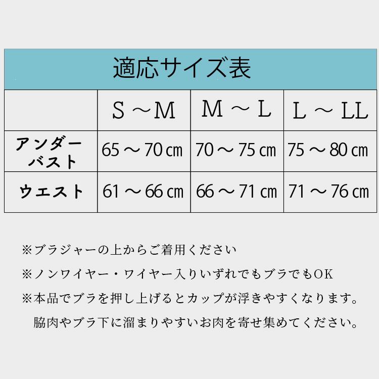 バストアップシェイパー 猫背矯正 姿勢矯正 インナー レディース 脇高 くびれ 補正[M便 1/2] | TAMURA | 18