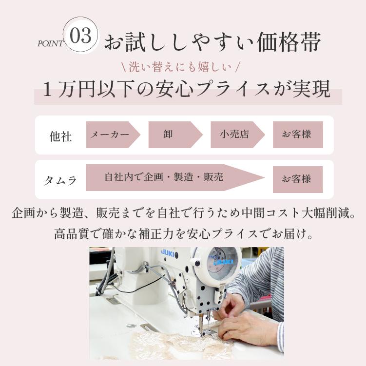 補正下着 ボディシェイパー カップ付きタンクトップ タムラ ノンワイヤー 40代 50代 60代 レディメイク多機能ボディシェイパー TPP17 爆買[M便 1/1] | TAMURA | 10