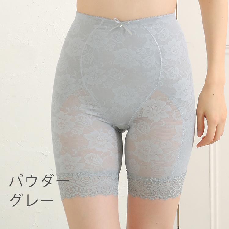 【50％OFF】綿混花柄パワーネット ロングガードル　タムラ 補正下着 ミディアム補正 YTJ07[M便 1/2] | TAMURA | 13