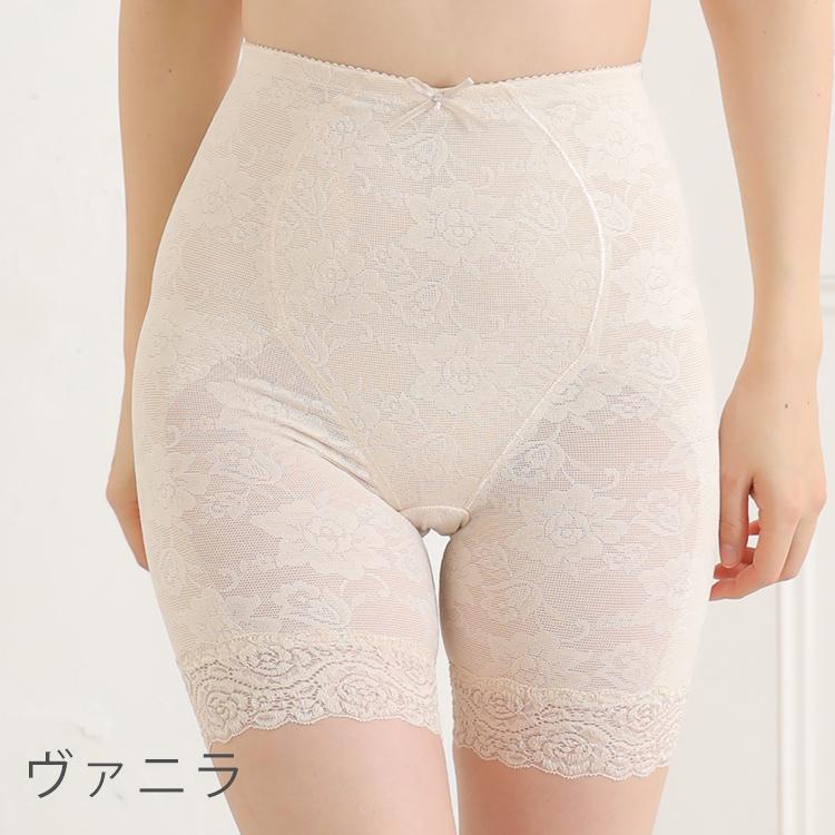 【50％OFF】綿混花柄パワーネット ロングガードル　タムラ 補正下着 ミディアム補正 YTJ07[M便 1/2] | TAMURA | 12