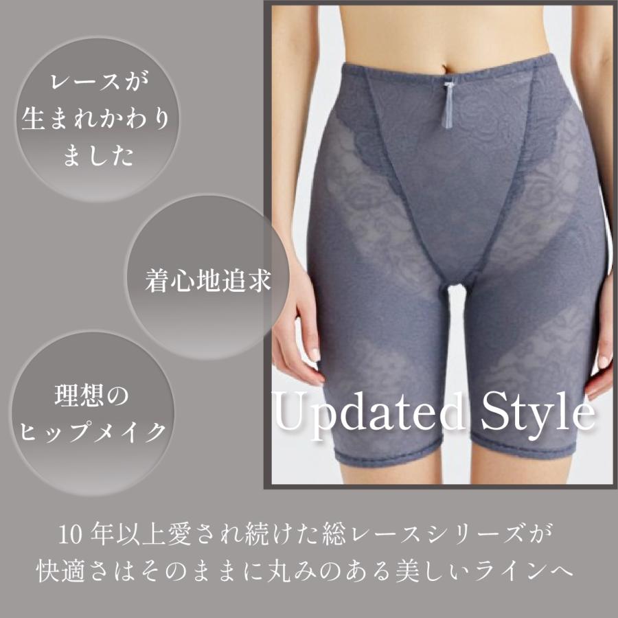 【話題の新商品】YTJ25ブルーメリアシリーズロングガードル 補正下着 補整下着 ガードル 苦しくない 体型カバー 総レース 人気 ぽっこりお腹 ヒップアップ 美尻 |  | 03