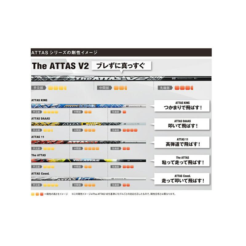 BRIDGESTONE ブリヂストン スリーブ付シャフト USTマミヤ The ATTAS V2  