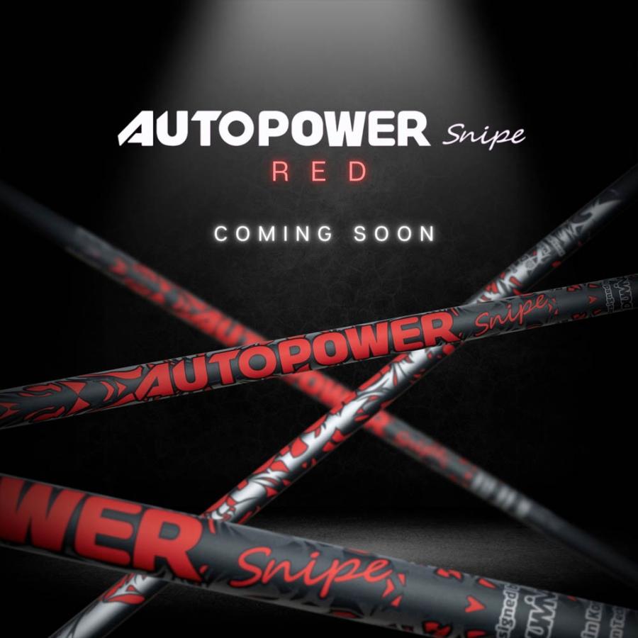 AUTOPOWER Snips シャフト 3本セットDw、Fw、Ut AutoFlex Autopower Snipe FW RED オートフレックス オートパワー