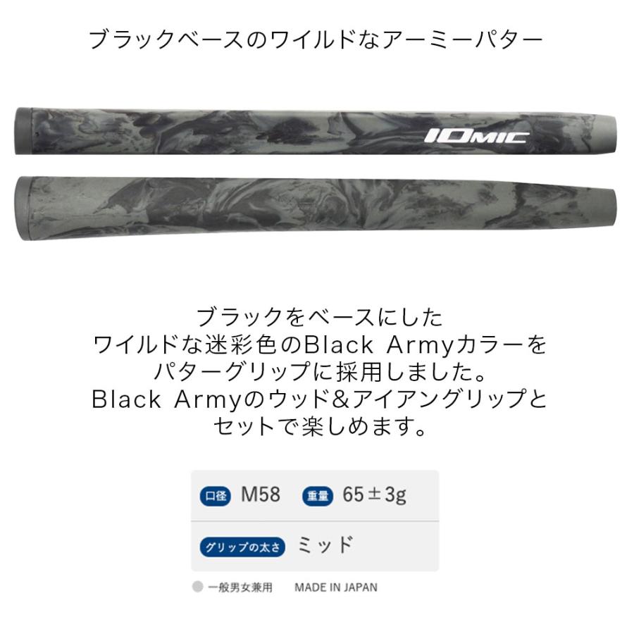 イオミック IOMIC パターグリップ Black Army ブラックアーミー 迷彩