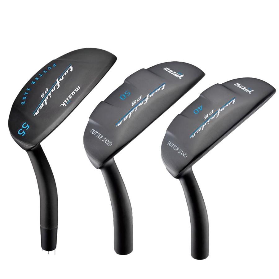 クーポン対象商品 Muziik ムジーク Turfrider Putter Sand 55 50 40 ターフライダー パターサンド オリジナル スチール クラブ ヘッドカバー付き_1