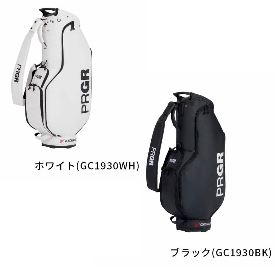 PRGRキャディーバック PCB110ホワイト PRGR キャディバッグ PCB-110 シンプルでエレガントなカート