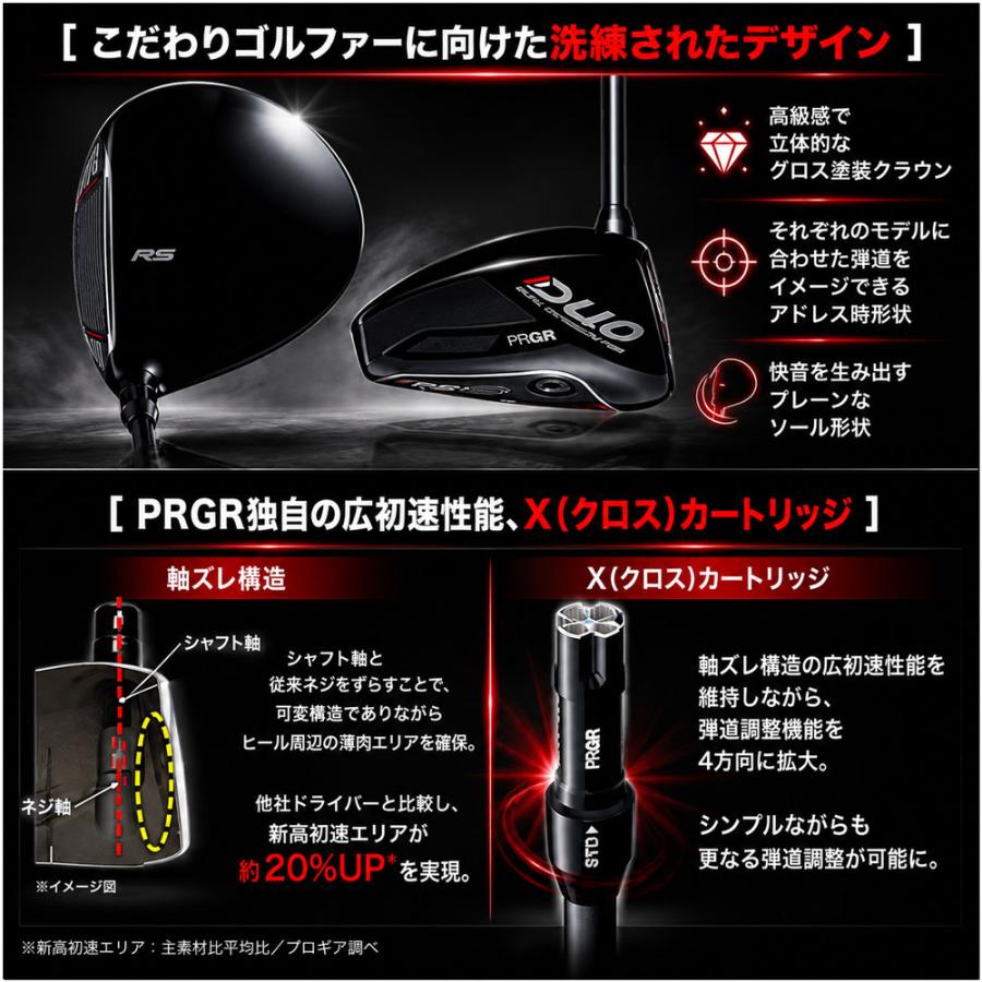 正規取扱店 PRGR プロギア カスタムオーダー 2026 RS DUO ドライバー