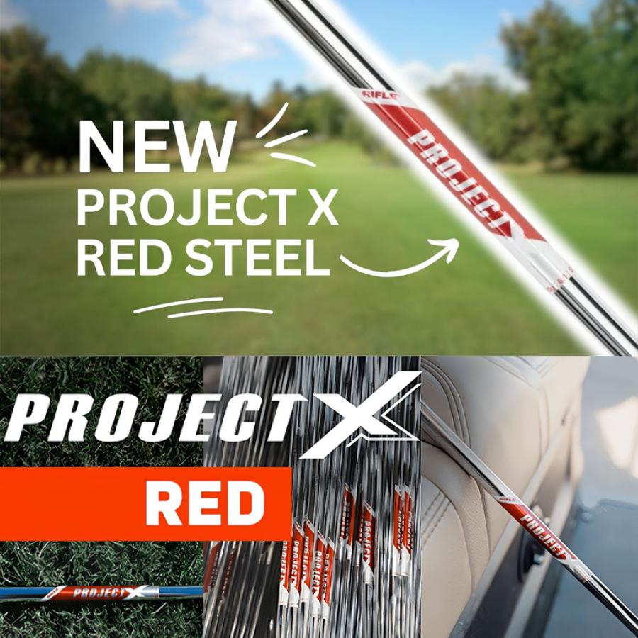 プロジェクトX レッド スチールアイアンシャフト Project X Red 高弾道