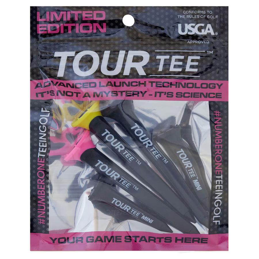 ゴルフティー TOUR TEE COMBO 80mm＆40mm 5本セット 耐久性抜群 ゴム