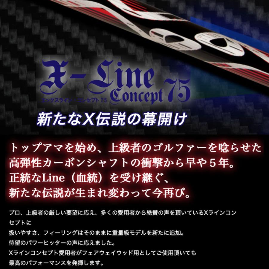 TRPXトリプルエックス X-Line Concept75 (SX) 装着時46 YONEX ヨネックス EZONE GT スリーブ付シャフト TRPX エックスライン