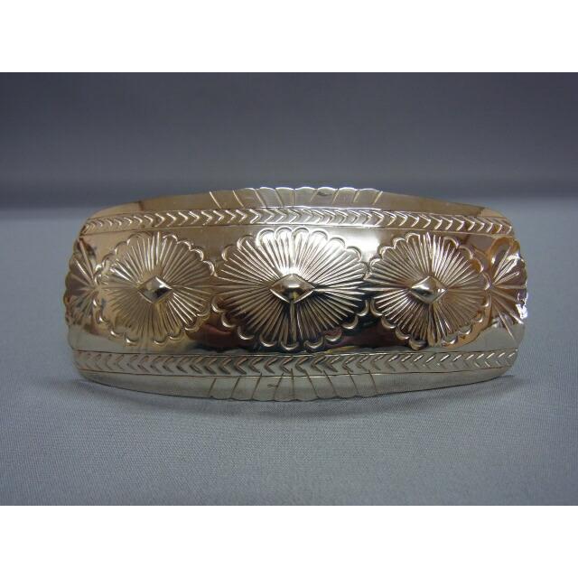 シルバー ネイティブ フラワー モチーフ ヘア クリップ SILVER925