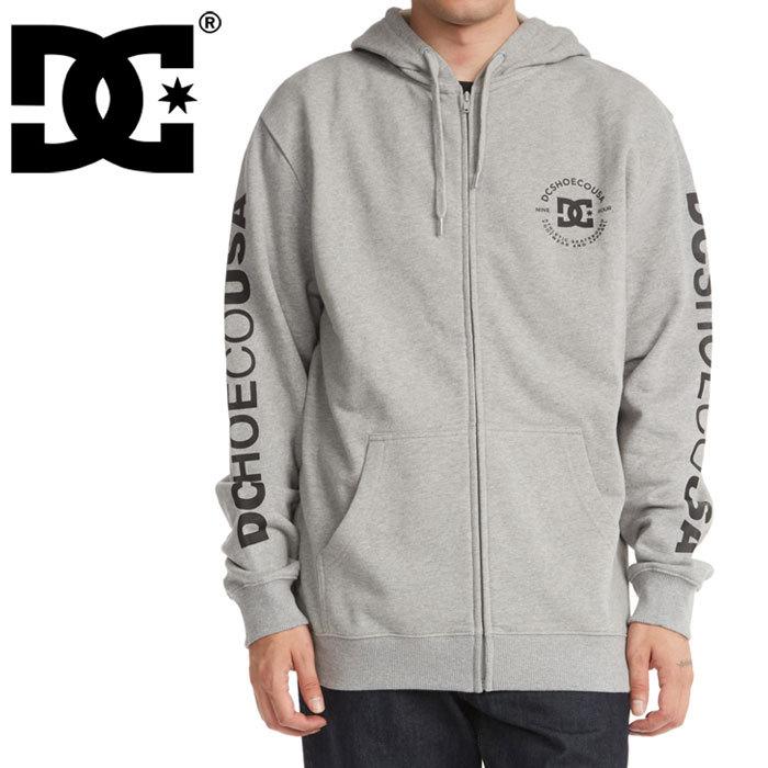 ディーシーシューズ メンズ ジップアップ パーカー グレー 裏毛 ストリート Dc Shoes Adysf Dc 21fw Adysf Knfh ユーピースポーツ Yahoo 店 通販 Yahoo ショッピング