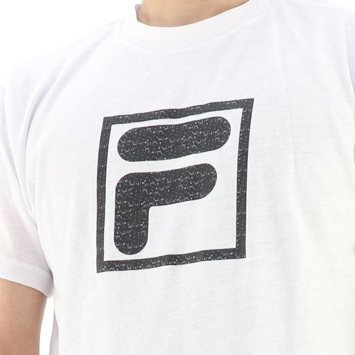 市場 フィラ 春 スポーツ Tシャツ 半袖 Fila メンズ かっこいい スポーツウェア ストレッチ ポリエステル ブランド ロゴ 吸水速乾 夏 無地 Tシャツ 白