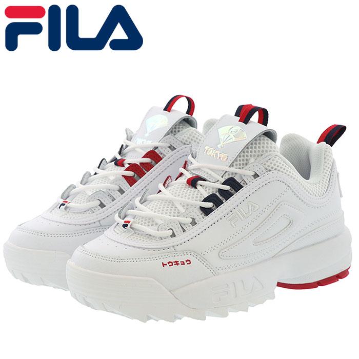 Fila スニーカー ディスラプター 2 トーキョー フィラ 厚底 ホワイト F Fila F0579 0125 ユーピースポーツ Yahoo 店 通販 Yahoo ショッピング
