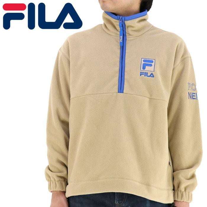 Fila メンズ フリースジャケット ハーフジップ アウター ヘリテージ Fm 9678 ベージュ Fila Fm9678 03 ユーピースポーツ Yahoo 店 通販 Yahoo ショッピング