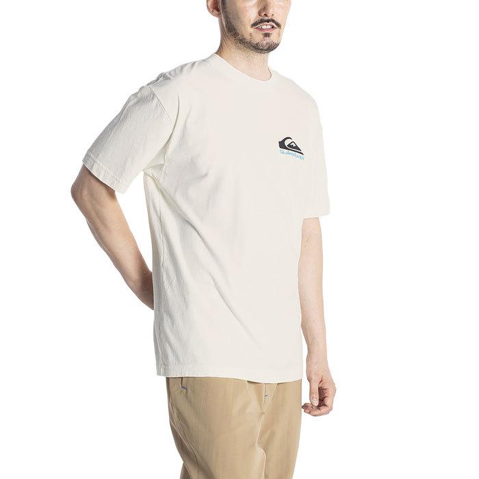 再入荷 クイックシルバー 半袖 プリント Tシャツ メンズ リラックスフィット Quiksilver Qst ホワイト系 半袖 サイズ L Www Cognitiva La