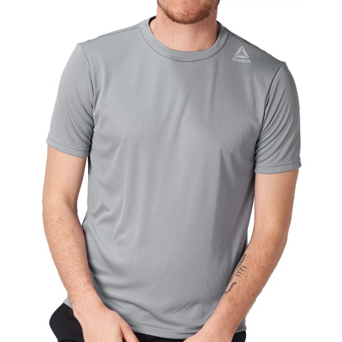 リーボック メンズ ラッシュガード Uvウェア 半袖 ロゴ 水陸両用 半そで Tシャツ グレー Reebok Cgy ユーピースポーツ Yahoo 店 通販 Yahoo ショッピング