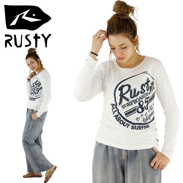 ラスティー レディース 白 ロンt 長袖 L S Rusty サーフブランド ホワイト 秋冬物 インナー Rusty d Wht ユーピースポーツ Yahoo 店 通販 Yahoo ショッピング