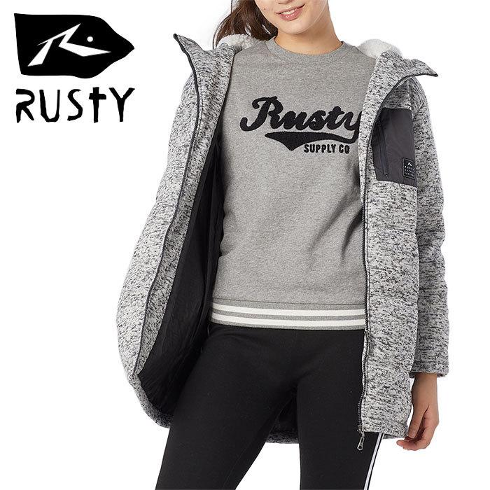 ラスティ ロング ジャケット レディース Rusty グレー 中綿 アウター ボア ダウンジャケット 9594 Rusty 9594 Grh ユーピースポーツ Yahoo 店 通販 Yahoo ショッピング