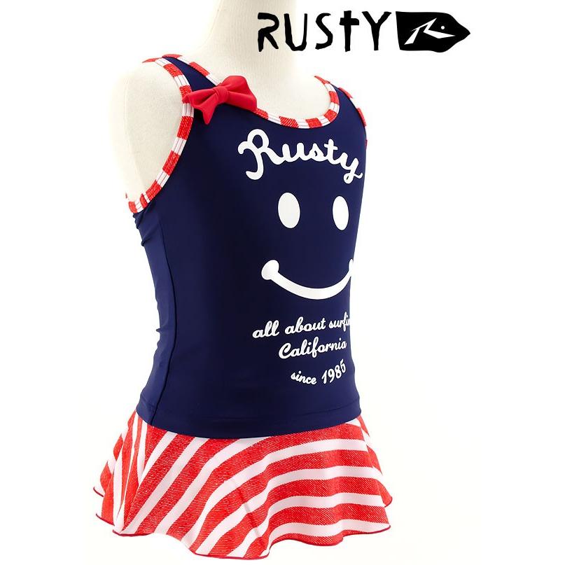 100 110cm Rusty キッズ水着 ワンピース水着 ラスティ タンキニ 子供用 ガールズ水着 紫外線 女の子用 Rusty Nvy ユーピースポーツ Yahoo 店 通販 Yahoo ショッピング