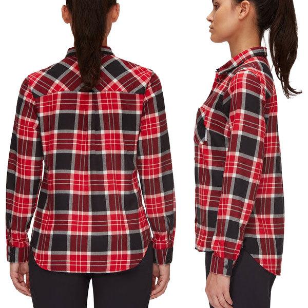Mammut Trovat Longsleeve Shirt Women: Camicia In Flanella Di Cotone Organico, Taglio Regular. Leggera E Comoda Con Taschino Sul Petto E Polsini Regolabili. Ideale Per Il Tempo Libero.