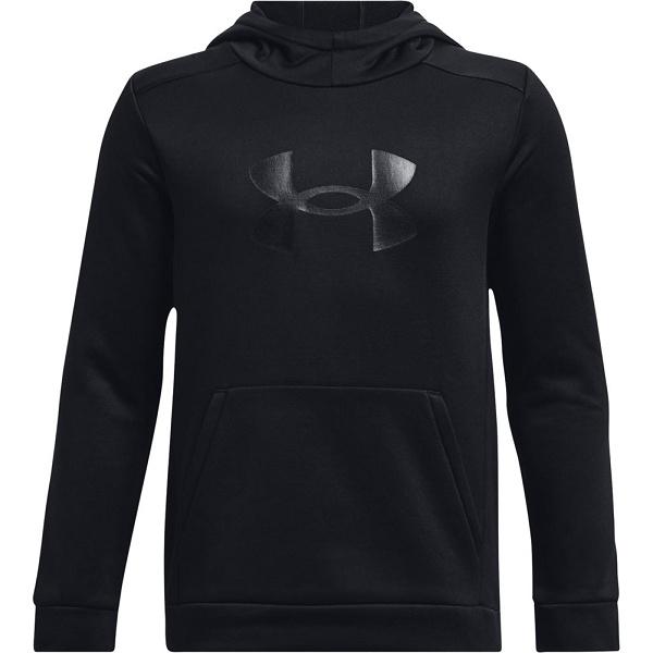UNDER ARMOUR ＜アンダーアーマー＞ UAアーマーフリース ビッグロゴ フーディー 1379799 (BLK/BLK(001 ...