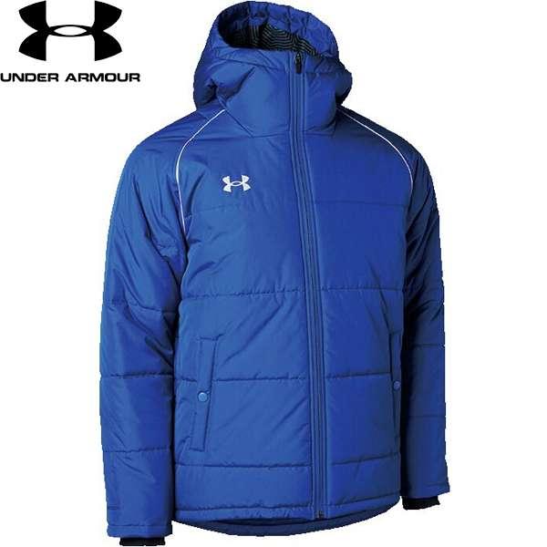 UNDER ARMOUR （アンダーアーマー） フィットネス・トレーニング ウインドウェア UAチーム インサレーテッド ジャケット 【チームロイヤル】 1381848 400 その他ジャケット ジャケット メンズ・レディース 男性用・女性用 ブルー 青 24FW {SK} UNDER ARMOUR（アンダーアーマー） ◇◇◎ ＜アンダーアーマー＞ UNDER