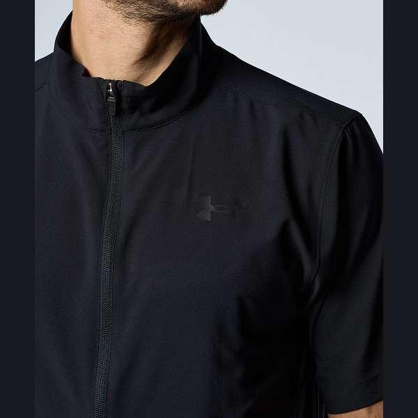 ◆◆ ＜アンダーアーマー＞ UNDER ARMOUR UAフレッシュウーブン ショートスリーブ フルジップ ジャケット(トレーニング/MEN) 1384818 (Black(001))｜upstairs｜04