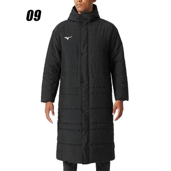即納可☆【MIZUNO】ミズノ 超特価 中綿ベンチコート ロングコート 32JE8663|upstairs|02