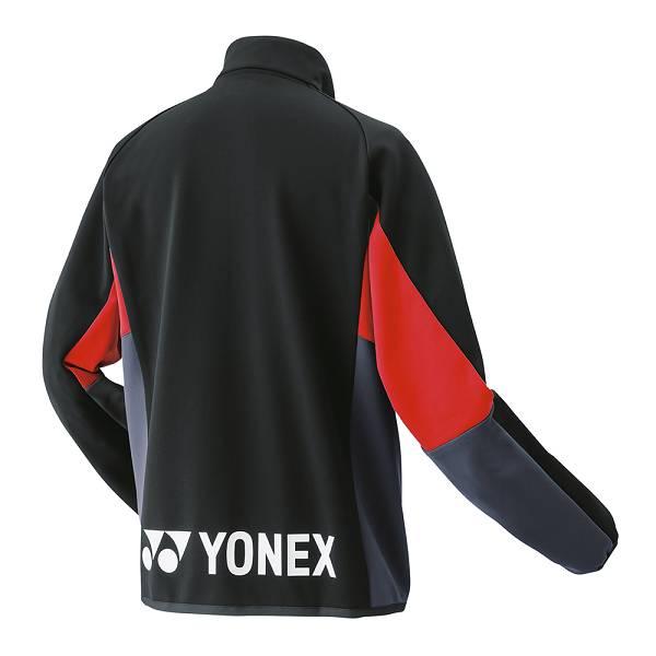 YONEX ユニニットウォームアップシャツ 50139 ブラック L YONEX（ヨネックス） ◇◇ ＜ヨネックス＞ ニットウォームアップシャツ