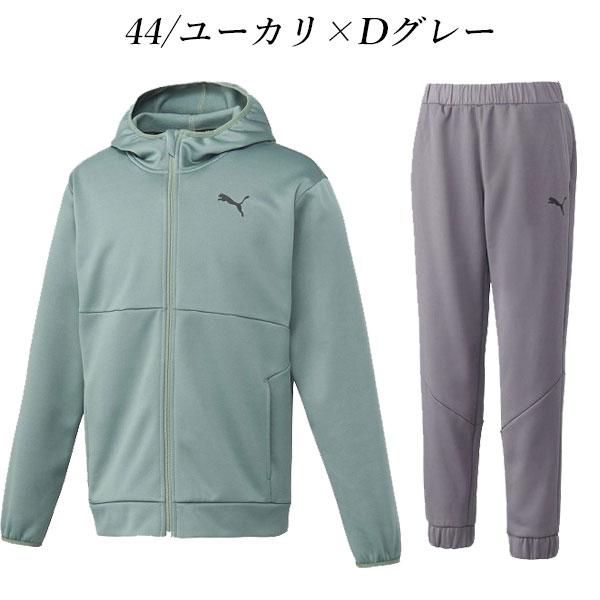 即納可☆【PUMA】プーマ  裏起毛 TRAIN ALL DAY パワーフリース ジャケット＆ ジョガーパンツ 上下セット メンズ 522992-522996｜upstairs｜03