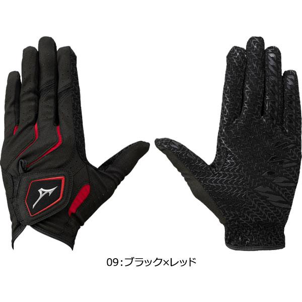 ◆◆送料無料 メール便発送 ＜ミズノ＞ MIZUNO メンズ W-GRIP ダブルグリップ(指先ショート／左手用) ゴルフ 手袋 5MJMS401｜upstairs｜03